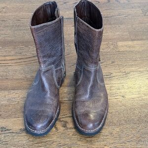 Cole Haan Men’s Brown Leather Boots 9.5 D  Vintage! Motorcycle NEW PICS!  NWOT!!